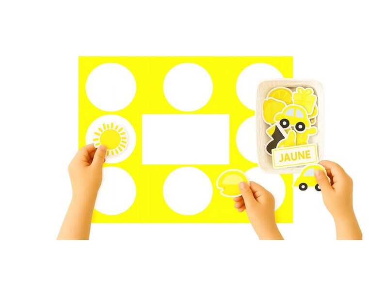 Learn Colors for Kindergarten PDF | Montessori Activity for Kids | Printable Educational Color Game | Nomenclature and Sorting Sheets image 6
