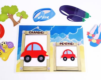 Juego Montessori, Hoja de trabajo de jardín de infantes, Juegos de memoria, Rompecabezas para imprimir, Actividades de jardín de infantes, Actividad Montessori, Juego educativo para imprimir