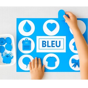 Learn Colors for Kindergarten PDF | Montessori Activity for Kids | Printable Educational Color Game | Nomenclature and Sorting Sheets image 10
