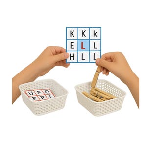 Alphabet Letters Pinch Activity | Learning Letters & Fine Motor Skills | Montessori Printable Cards | Educational Game for Grades PS MS GS image 5