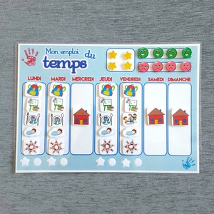 Children&#39;s Weekly Schedule - Montessori Fun Visual Timetable Chart - Homeschool Routine - Printable PDF