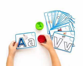 Learn the alphabet, Alphabet, Educational game, Letter cards, Alphabet activity for preschoolers, Montessori, The alphabet, ABC game, alphabet letters