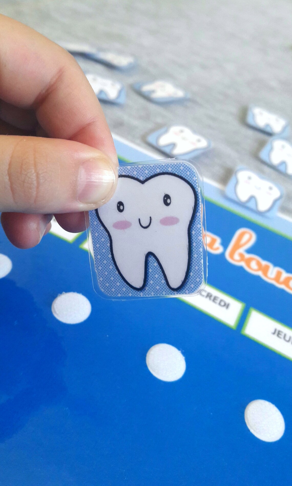 Calendrier Brossage Des Dents Calendrier De Motivation - Etsy UK