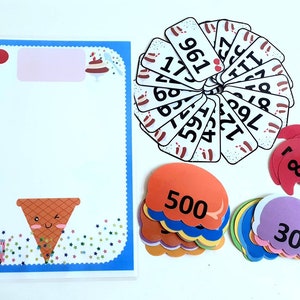 Jeu des nombres, Apprendre à compter, Jeux des chiffres, Apprendre les calcules, apprendre les nombres, support éducatif, PDF à imprimer