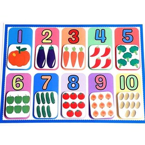 Dénombrer et Apprendre à Compter, Compter de 1 à 10, Apprendre les nombres, Apprendre les chiffres, Activité Maternelle