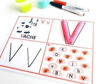 Apprendre l'alphabet et apprendre les lettres