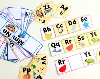 jeu des lettres maternelle, apprendre l'ordre alphabétique, jeu de mémoire, exercice alphabet, jeu alphabet à imprimer, support éducatif