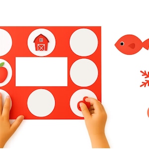 Learn Colors for Kindergarten PDF | Montessori Activity for Kids | Printable Educational Color Game | Nomenclature and Sorting Sheets image 4