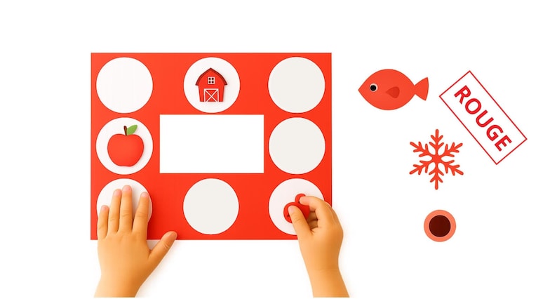 Learn Colors for Kindergarten PDF | Montessori Activity for Kids | Printable Educational Color Game | Nomenclature and Sorting Sheets image 4