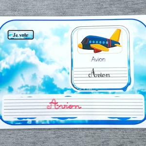 Moyens de transport, Jeu de mémoire , Fiches maternelle, Activité maternelle, Activité Montessori, cartes de nomenclature, Cartes Montessori