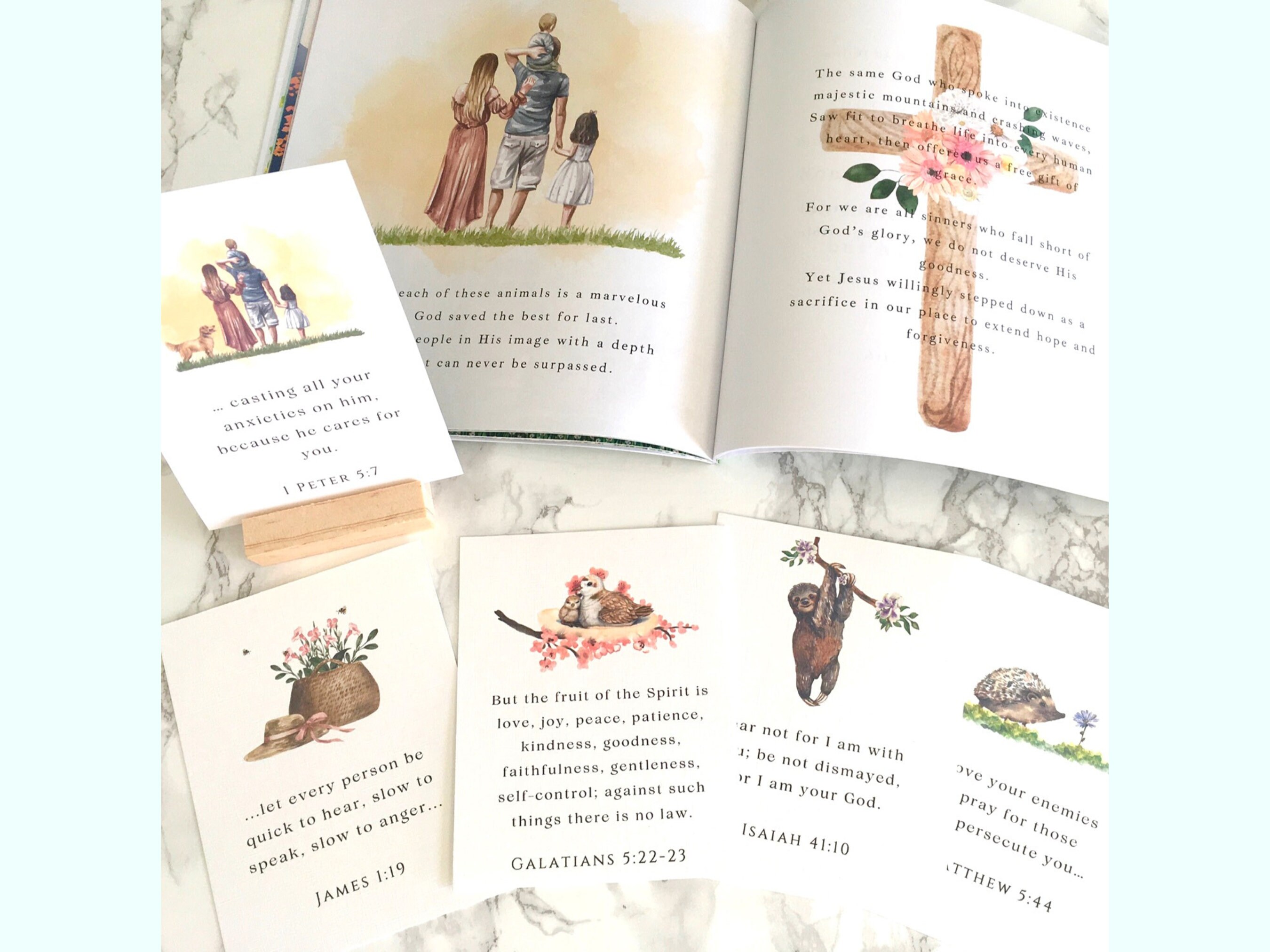 Scripture Cards for Kids Children's Bible Verse Cards - Etsy