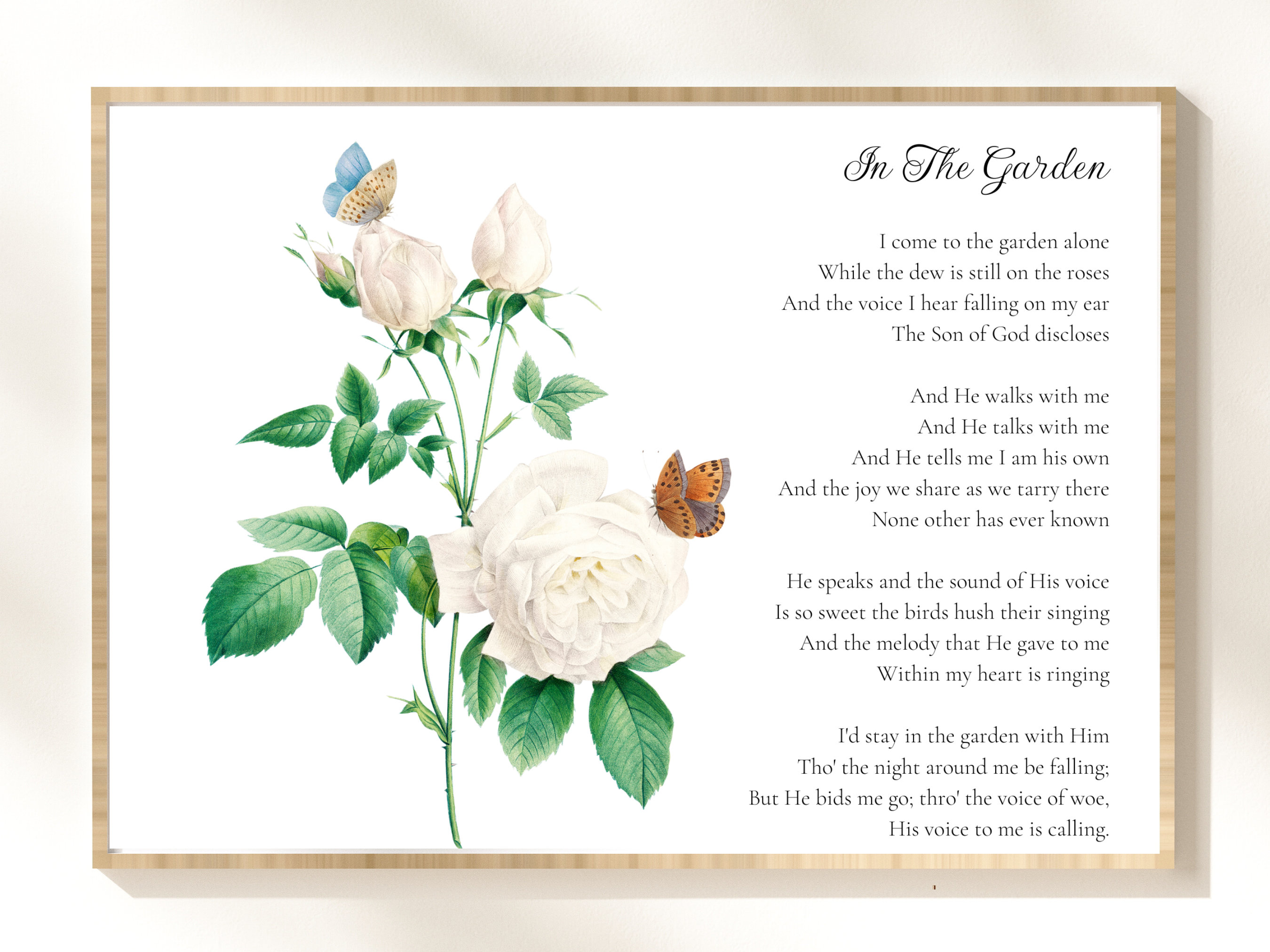 In The Garden Hymn He Walks With Me Hymn Prints Wall Art Etsy in-the-garden-hymn-he-walks-with-me-hymn-prints-wall-art-etsy