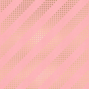 Cotton + Steel Basics - Dottie - Cotton Candy Metallic Fabric - 100% Cotton