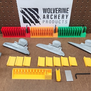 Medidores de ángulo Wolverine para plantilla de emplumado Bitzenburger