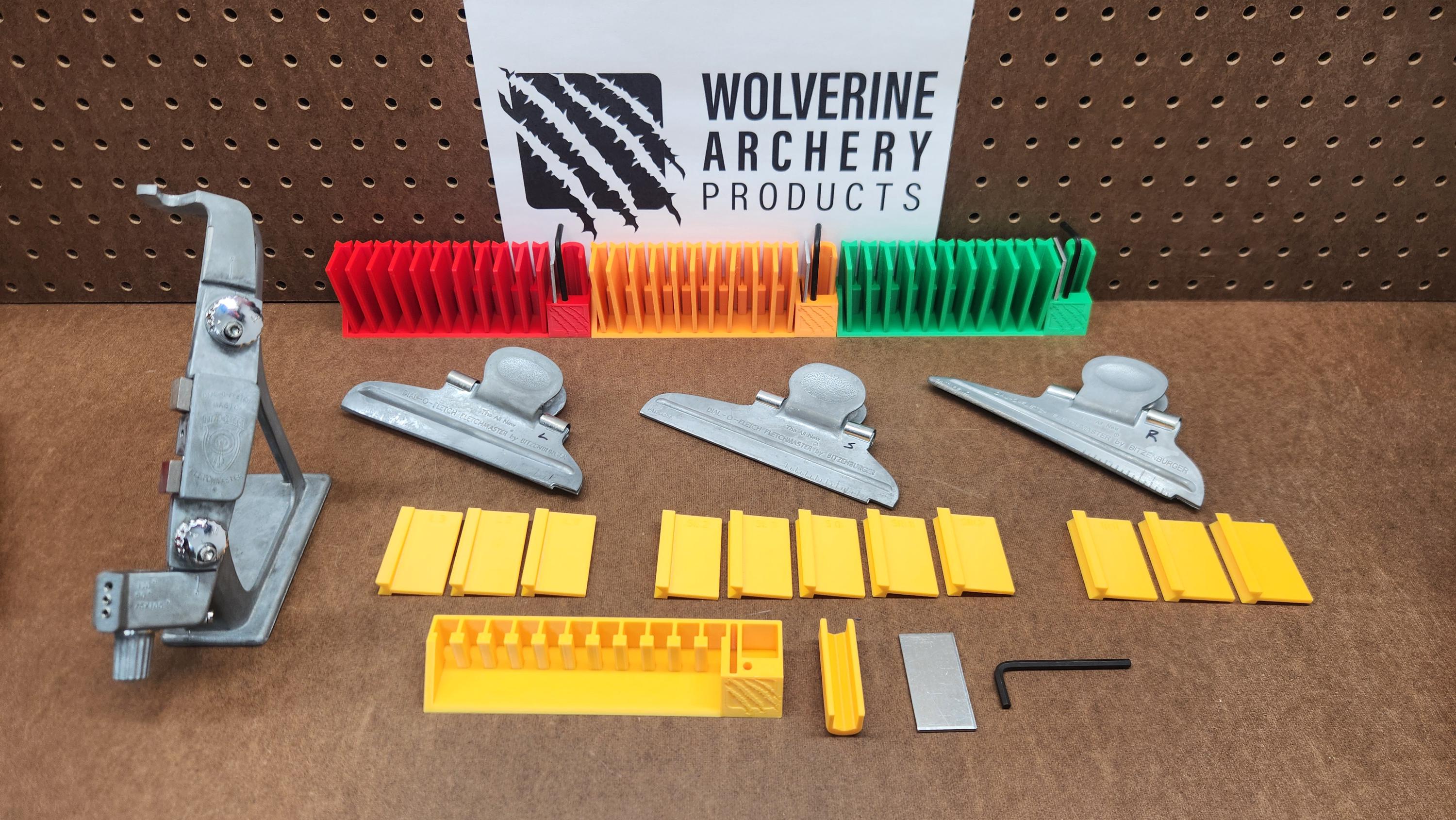 Vacu Fitting Tool フィッティングツール　ボウリング Wolverine Angle Gauges for Bitzenburger Fletching Jig - Etsy
