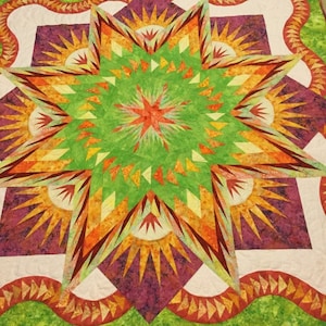 Glacier Star Technique of the Month Judy Niemeyer Quilt