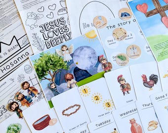 Activiteit paasverhaal opstanding | Afdrukbare kinderkaarten (pdf)