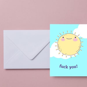 Va te faire foutre ! --Carte de vœux drôle et méchante