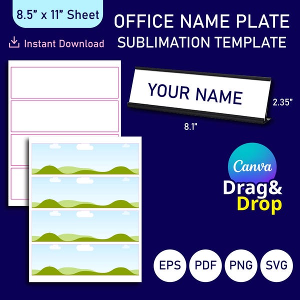 Office Name Plate - Etsy