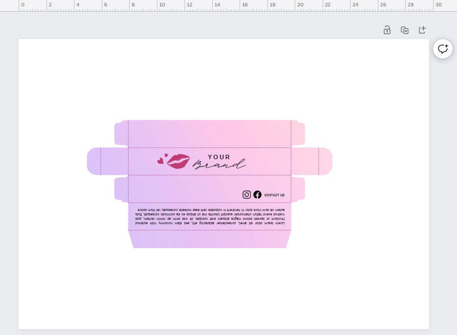 Lipstick Box, Lipstick Box Template, Lipstick Box Design, Lipstick Box