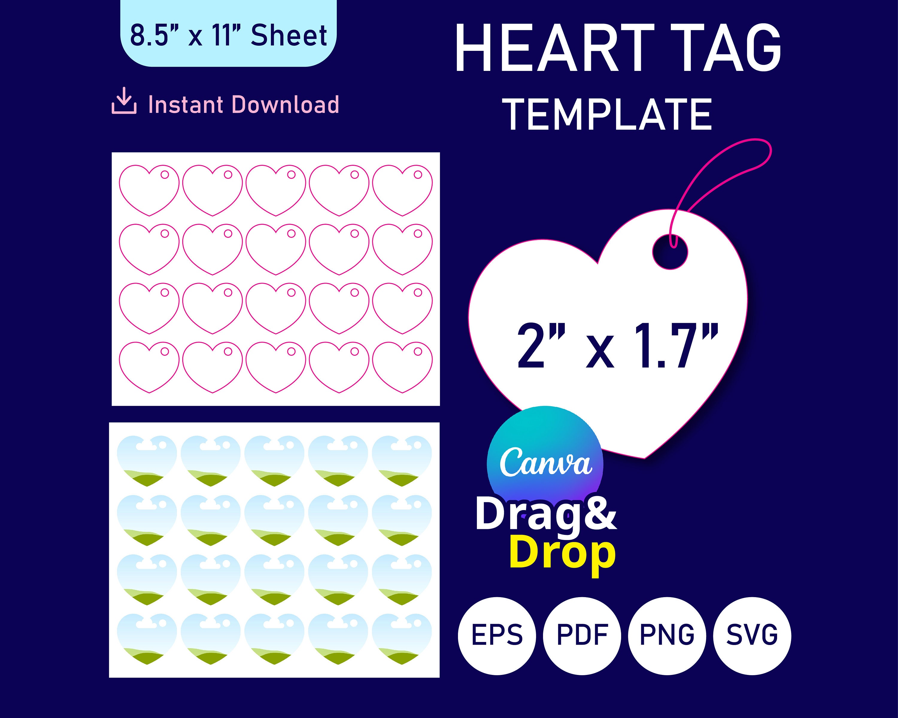 Heart Tag Template Printable Heart Tag Template Tag Template Heart Heart Tag Template Printable Heart Tag Template Tag Template Heart