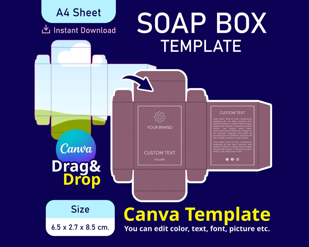 Soap Box Soap Box Template Box Template Cosmetic Box Packaging Soap Box Soap Box Template Box Template Cosmetic Box Packaging