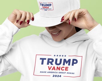 Trump Vance 2024 Hoodie: Campaign Logo Unisex Outfit
