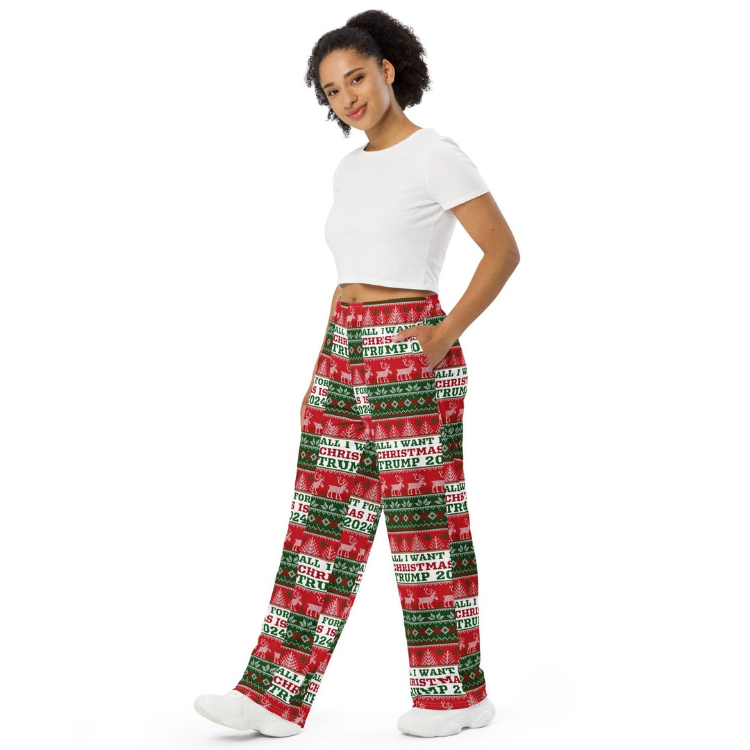 All I Want for Christmas is Trump 2024 Pajamas, Matching Family