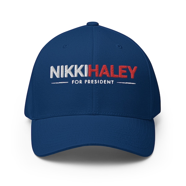 Nikki Haley für Präsident, Campaign Logo Structured Twill Cap, Haley 2024 Hut, Republikaner Geschenk 2024