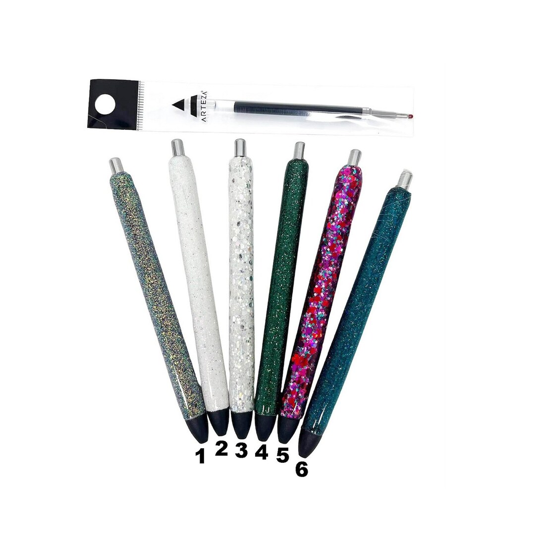 Glitter Pens, Papermate Gel, Black Ink, Pick Your Color, One Ink Refill