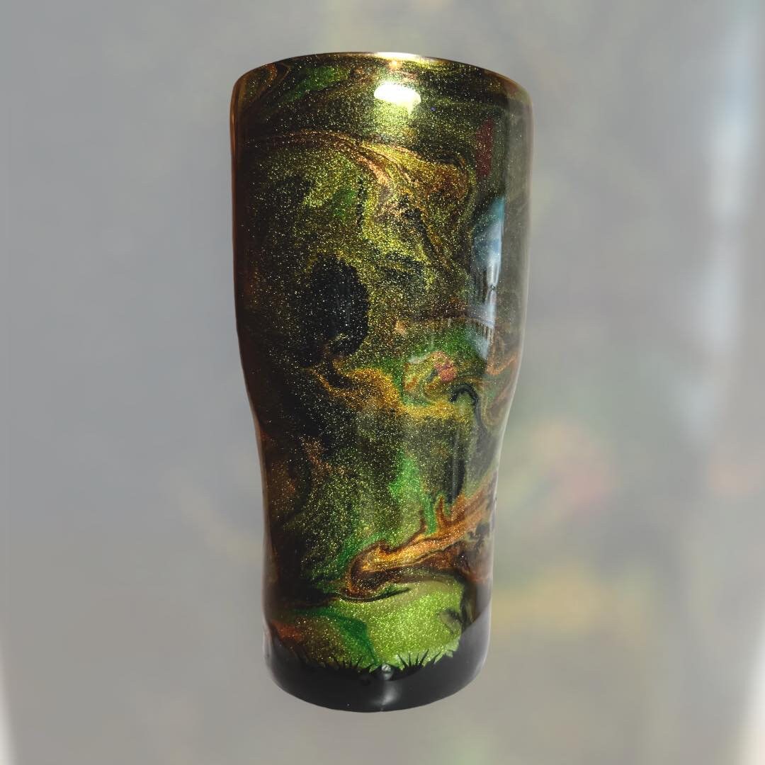 RTS113 20oz Curve Camo Tumbler / Alcohol Ink / Glitter / Stainless ...