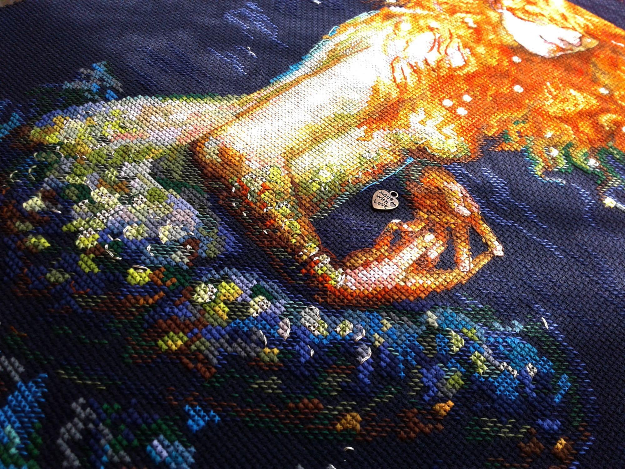 Counted Cross Stitch Kit RTO Red mermaid M596 | Etsy