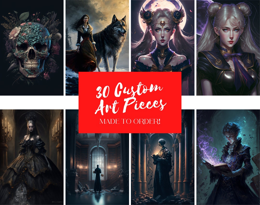 Concept Art 30 Images Made to Order Book Covers, Posters, Digital Art