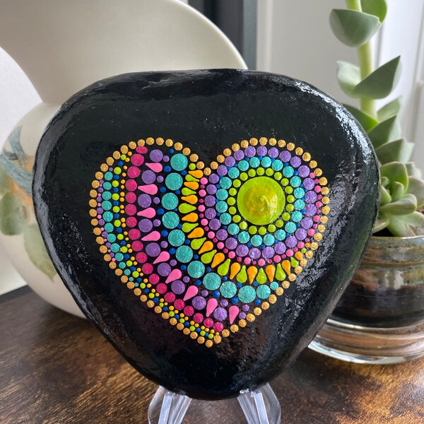 Mandala Rock - Etsy
