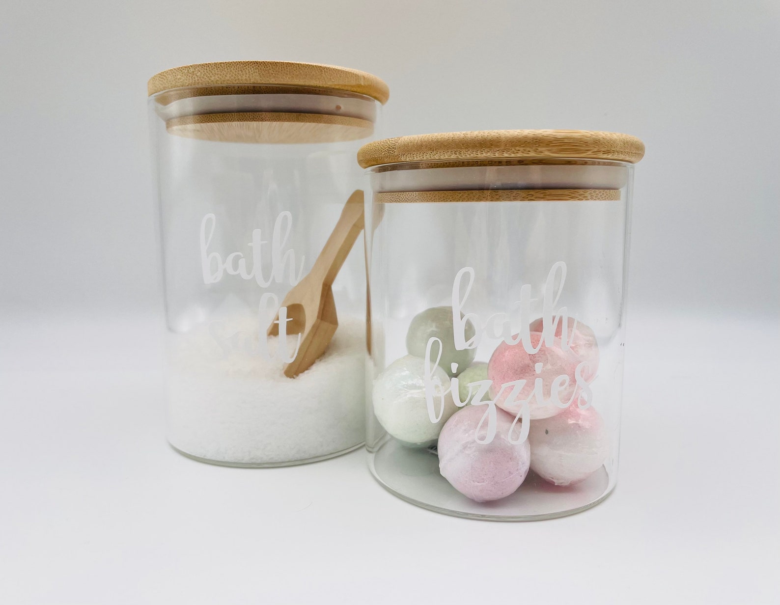 Bath Salt Jar Bath Salts Bathroom Décor Bathroom Jars Etsy