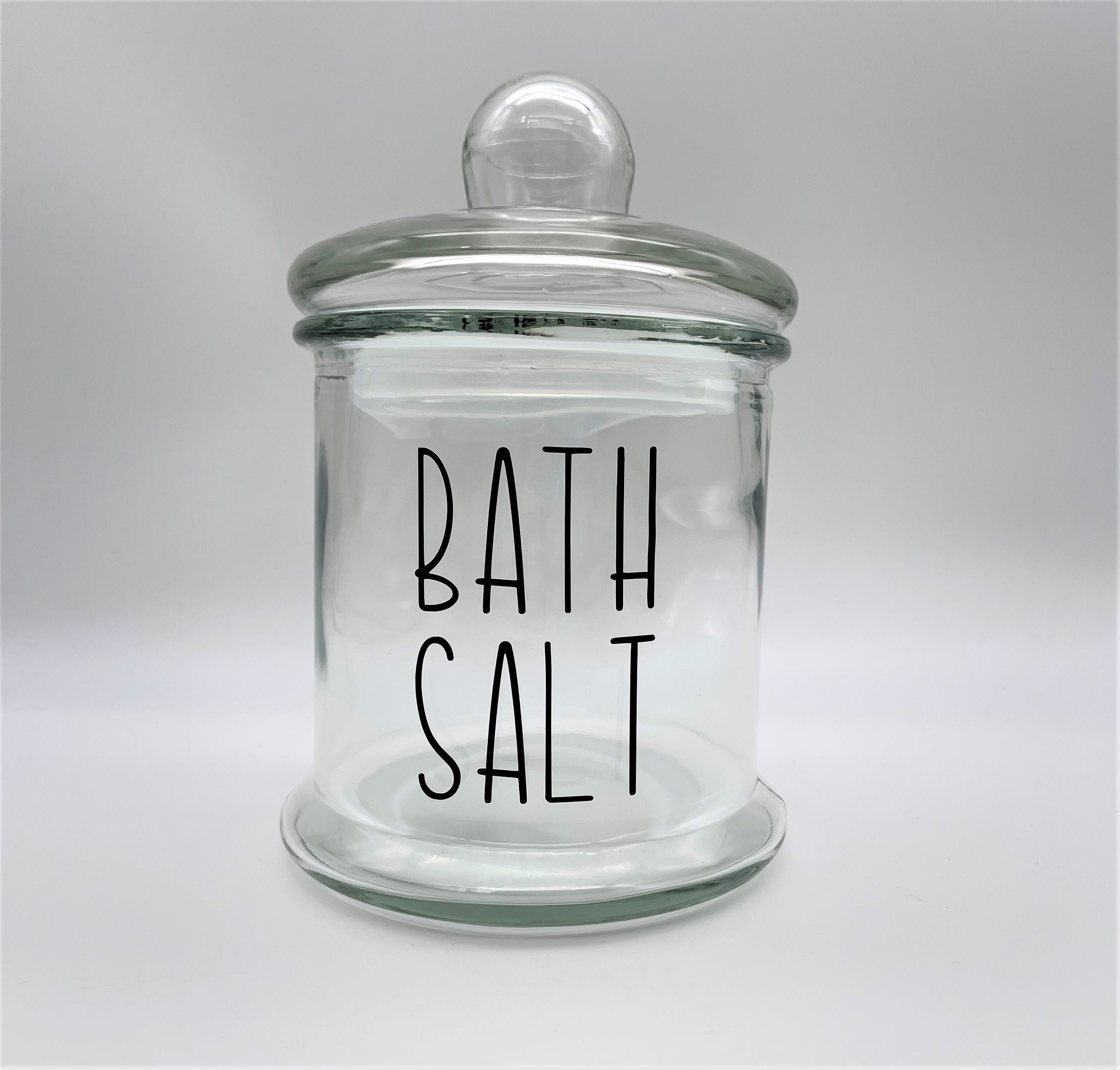 Bath Salts Jar Cute Bathroom Decor Bathroom Jars Farmhouse Etsy