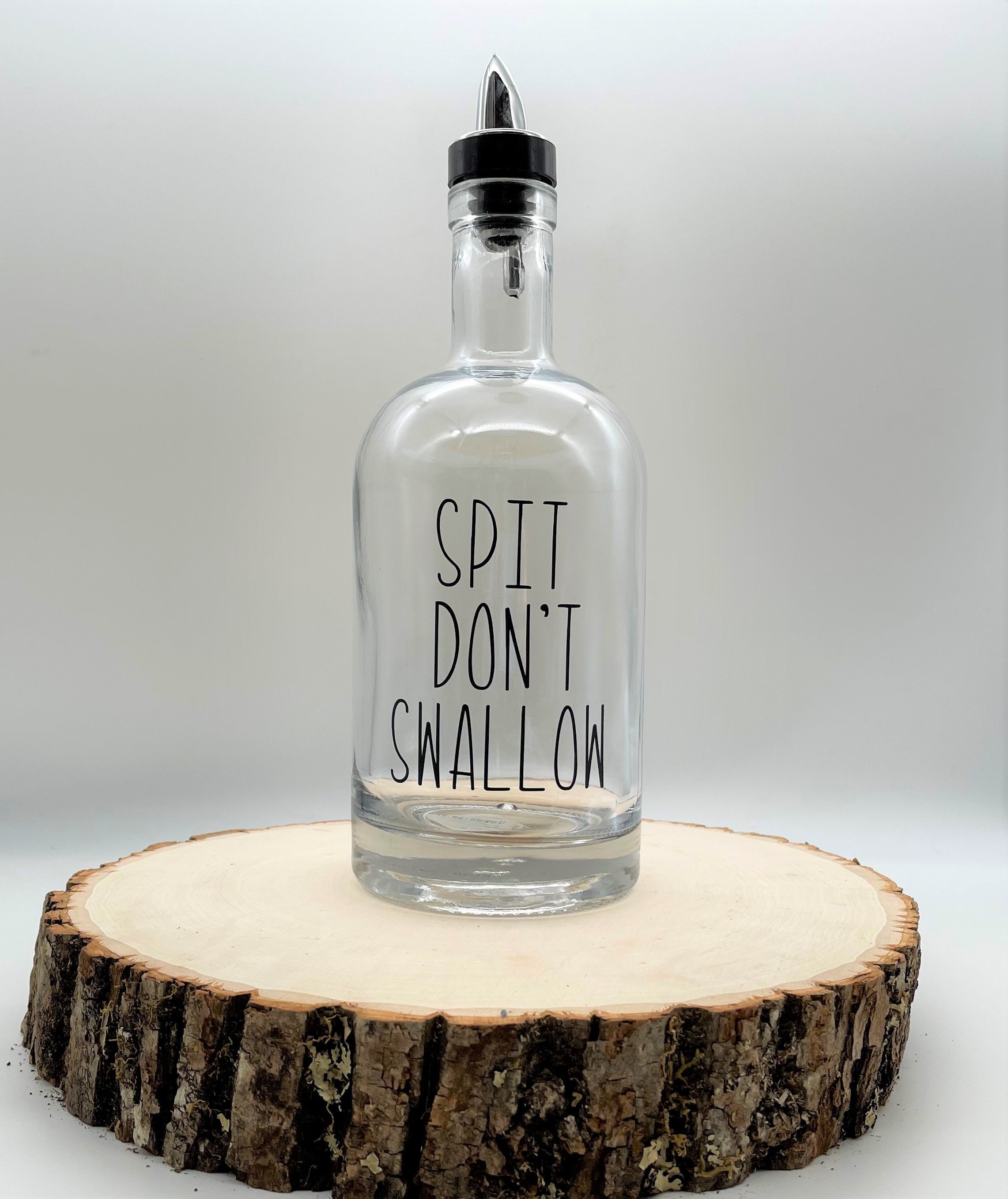 Mouthwash Bottle Spit Don't Swallow Bathroom Storage Etsy