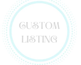 CUSTOM ORDER FOR J