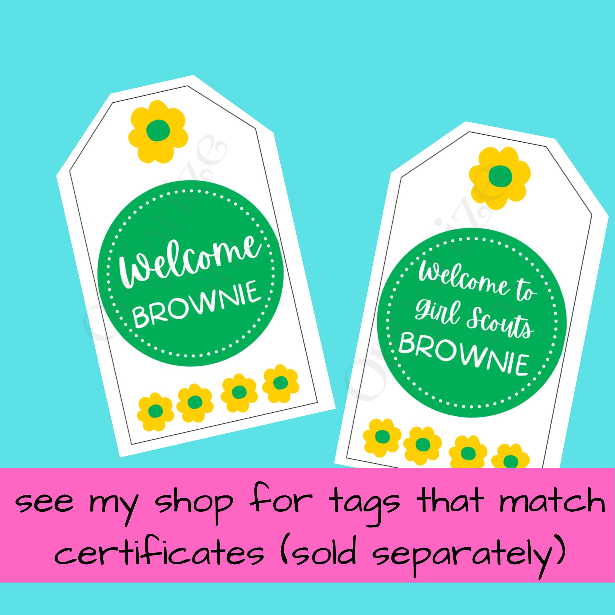 Brownie Girl Scouts Certificate Printable, Rededication Certificate ...