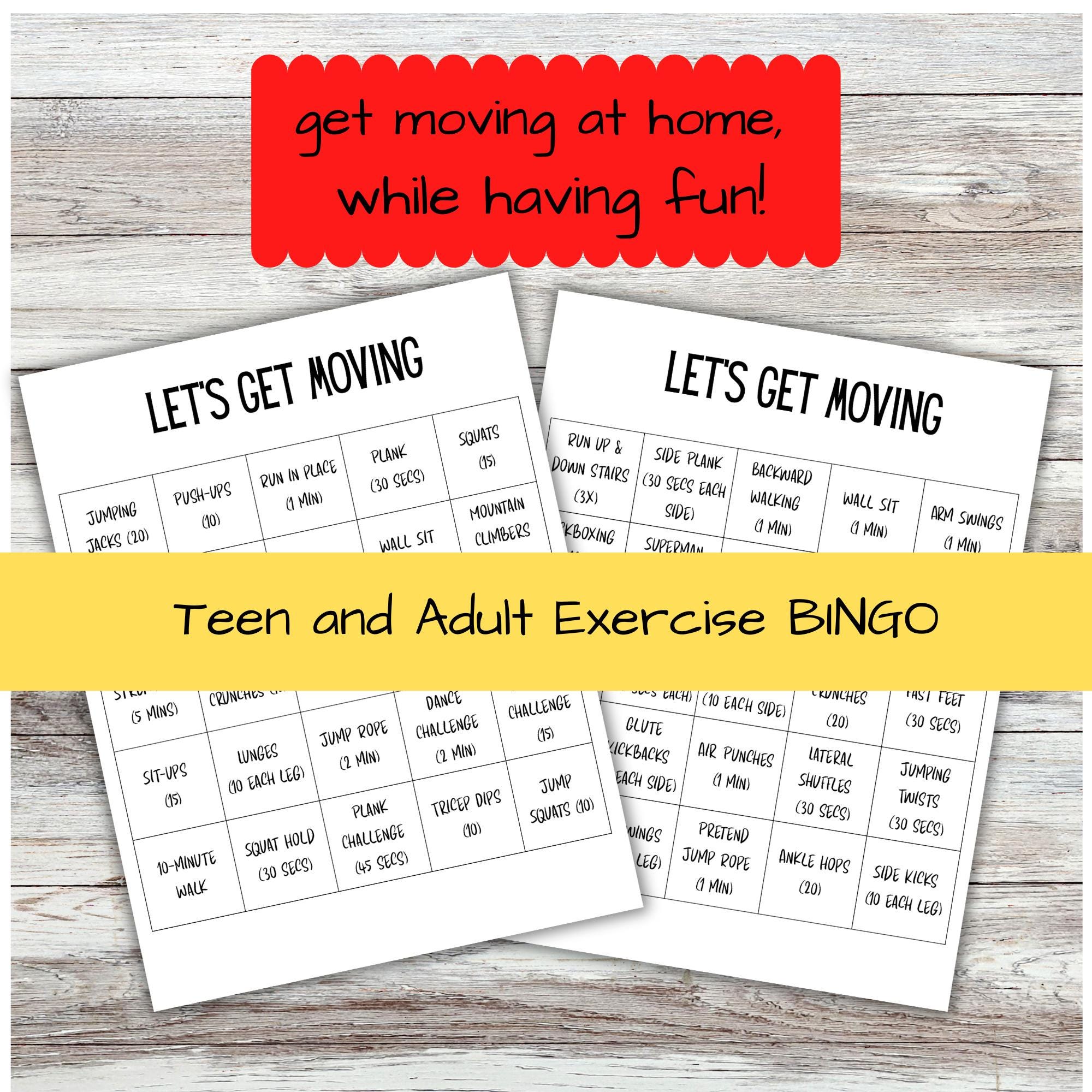 chair-fitness-bingo-printable-etsy for Chair Activity Bingo Cards Free Printable Chair Fitness Bingo Printable - Etsy for Chair Activity Bingo Cards Free Printable