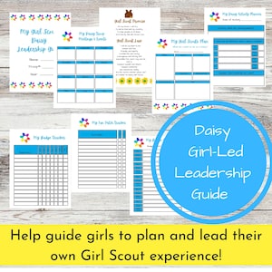 Kit imprimible de la Guía de planificación y organización dirigida por las Girl Scouts de Daisy, guía de experiencia de liderazgo de las Girl Scouts (PDF)