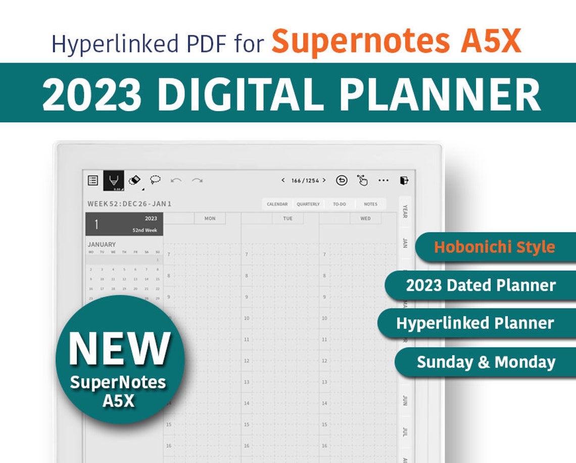 Supernote Templates 2023 Digital Planner Supernotes A5x Etsy Supernote Templates 2023 Digital Planner Supernotes A5x Etsy