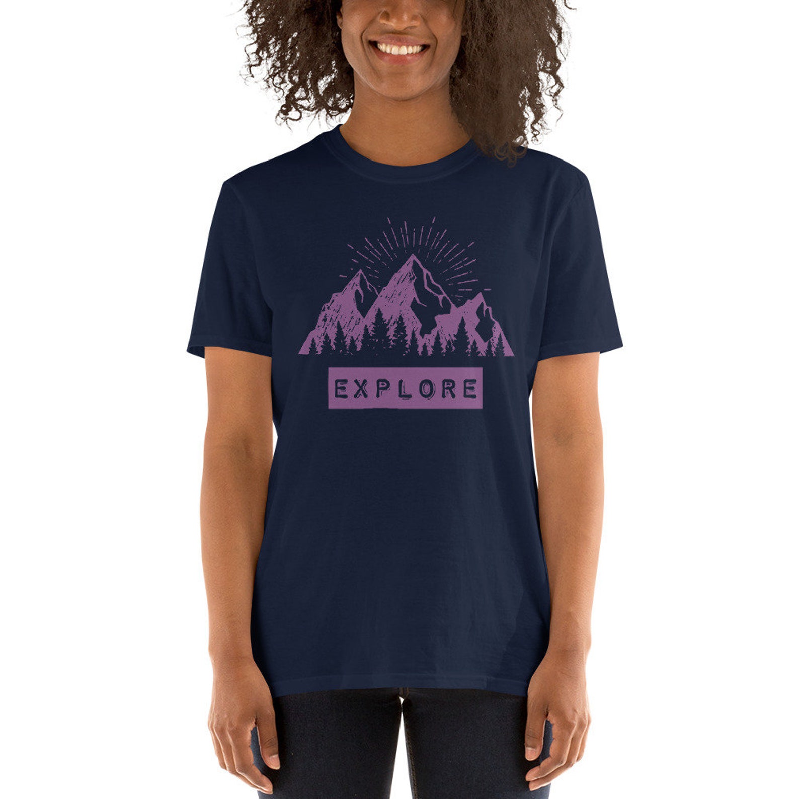 Camiseta de senderismo para mujer camisa de exploración Etsy España