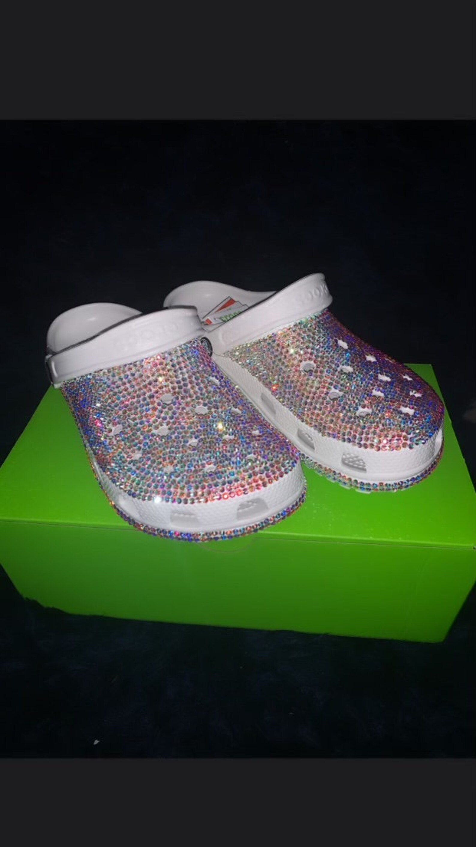 Bling Crocs Pearl Crocs Rhinestone CrocsCustom CrocCustom Etsy