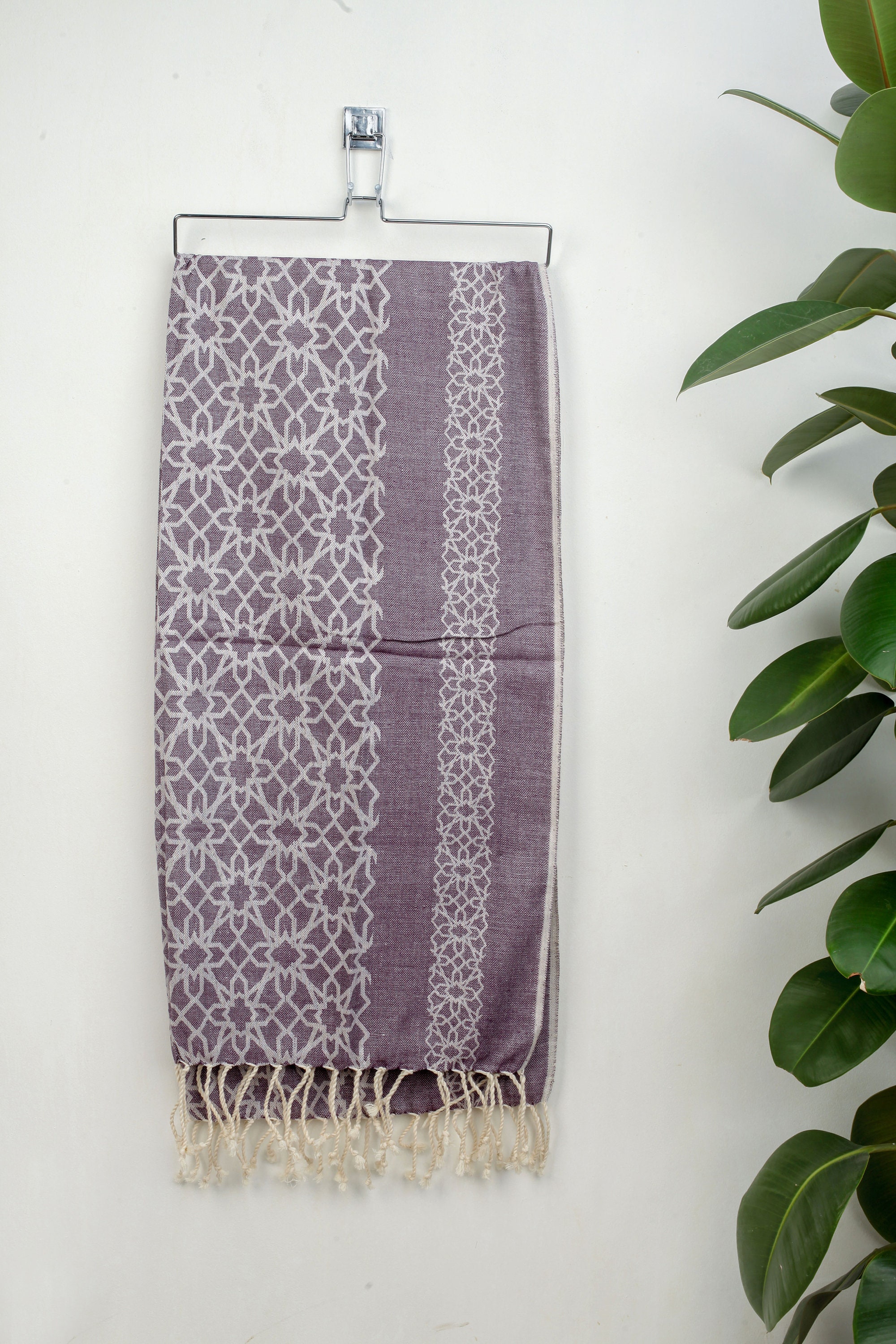 Púrpura toalla turca toalla de baño seco rápido regalo | Etsy