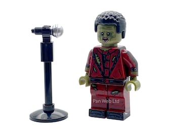 Michael J Mini Custom Figure Thriller Zombie Werewolf Outfit MJ Block Figure