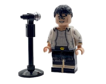 Michael J Mini Custom Figure Black or White Outfit MJ Block Figure