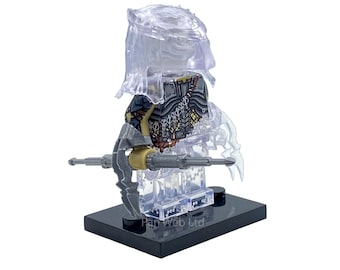 Predator Mini Custom figure Horror Movie Mini Block Figure