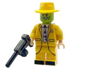 The Mask Mini Custom Figure Assembled Stanley Ipkiss Jim Carrey Block Figure