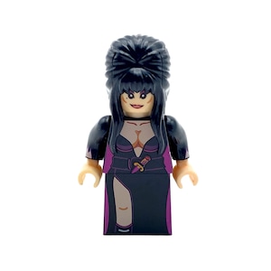 Elvira Horror Classic Cult Movie Custom Mini-Figure Mistress of The Dark Assembled MiniFigure